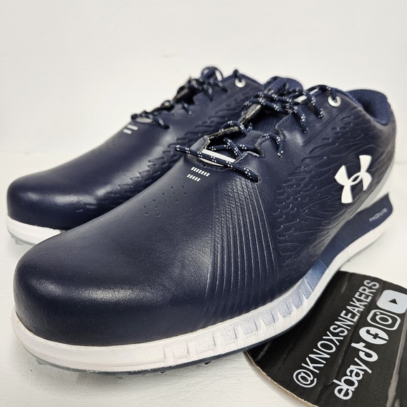 Under Armour Other - Under Armour HOVR Show GORE-TEX Navy Blue Golf Shoes 3022762-400 Men's Size 11